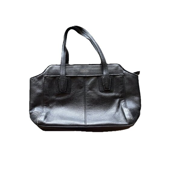 Coach Taylor Bette Mini Tote Black Leather Cross Body Bag Classic No Strap - Picture 1 of 15